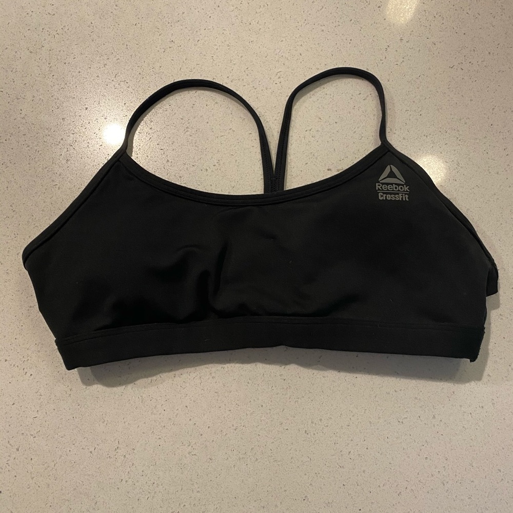 Reebok Crossfit black sports bra